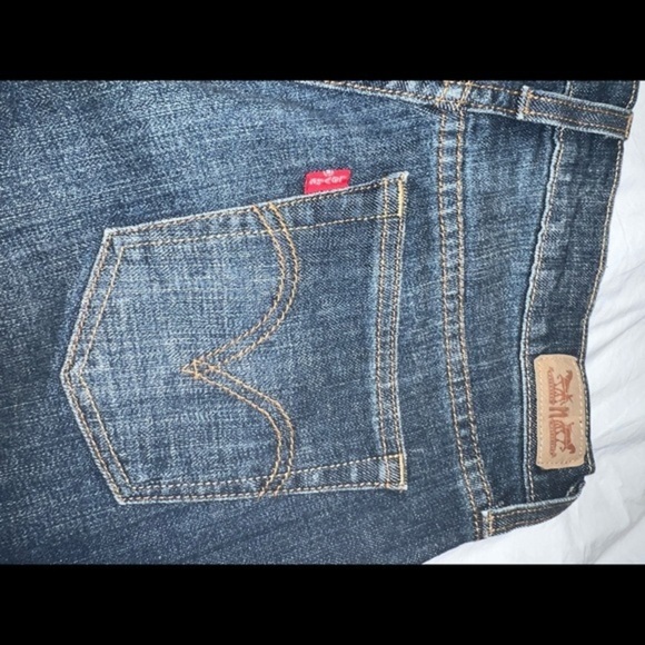 Levi’s 505 Straight Leg Classic 4m Dark Wash - Picture 7 of 9
